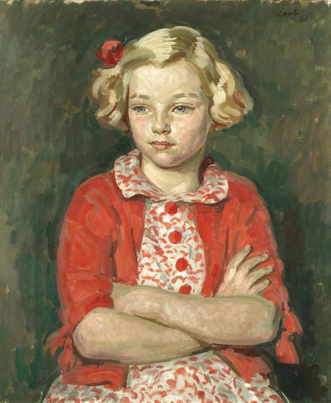 Lamb Henry Portrait Of Rosaline Pollock 1939 canvas print