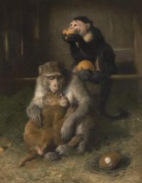 Landseer Edwin Doctor S Visit To Poor Relations At The Zoological Gardens