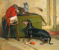 Landseer Edwin Ziva كلب غرير ينتمي إلى الأمير الوراثي لساكس كوبرغ غوتا 1842