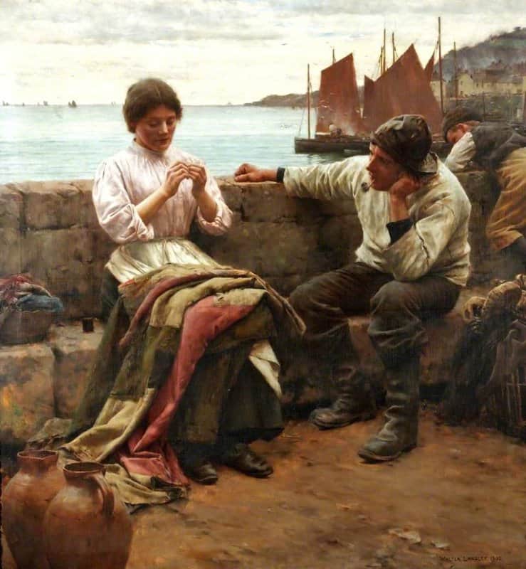 Langley Walter A Cornish Idyll 1902 canvas print