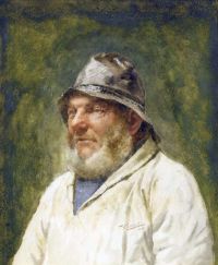 Langley Walter Ein alter Fischer Ca. 1900