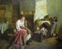 Langley Walter Maternity Possibly 1893 canvas print