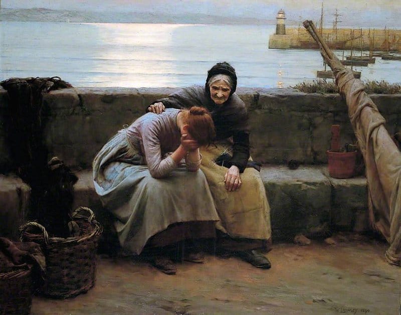 Langley Walter Never Morning Wore To Evening But Some Heart Did Break 1894 canvas print