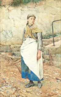 Langley Walter Das Mädchen, das einen Seemann liebt 1892