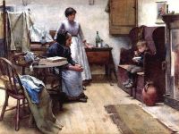 Langley Walter The Orphan 1889 canvas print