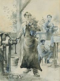 Larsson Carl Familjeidyll 1886 canvas print
