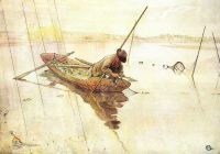 Larsson Carl Fishing 1905 canvas print