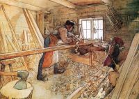 Larsson Carl In The Carpenter Shop 1905