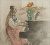 Larsson Carl Kersti 1918 canvas print