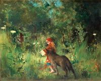 Larsson Carl Little Red Riding Hood And The Wolf In The Forest