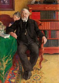 Larsson Carl Portratt Av Grosshandlare Wilhelm Och Fru Emelie Josephson 1900 canvas print