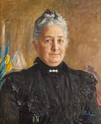 Larsson Carl Portratt Av Louise Magnus Nee Furstenberg 1903