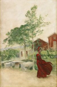 Larsson Carl Stina 1895 canvas print