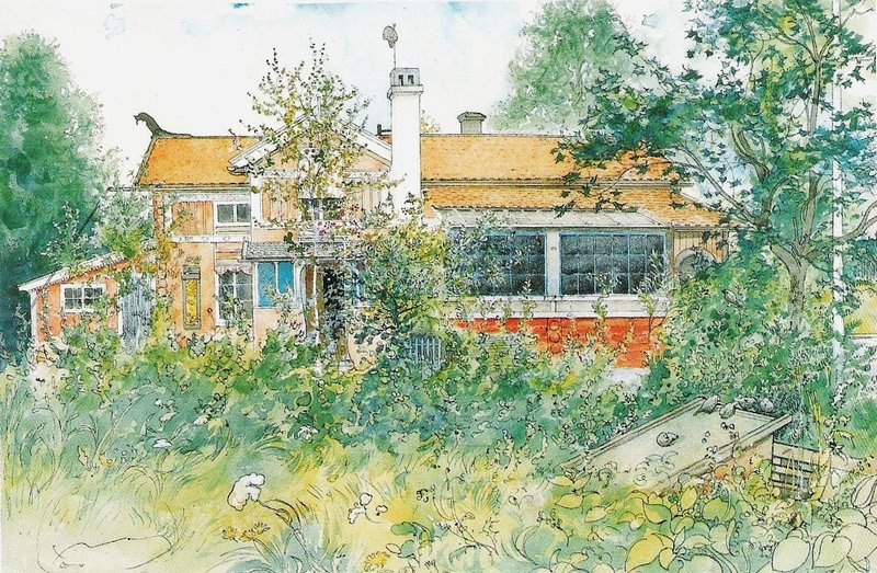 Larsson Carl The Cottage canvas print