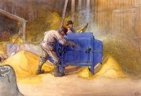 Larsson Carl Winnowing The Grain Ca. 1905