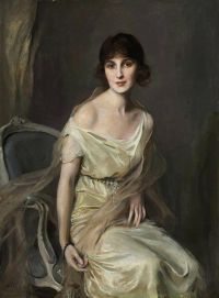 Laszlo Philip Alexius De Portrait Of Dona Mar A Mercedes De Alvear 1912 canvas print
