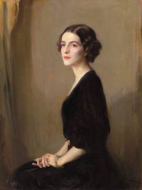 Laszlo Philip Alexius De Porträt von Frau Virginia Heckscher Mcfadden 1932 Leinwanddruck