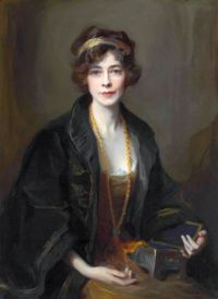 Laszlo Philip Alexius De Portrait Of The Marchioness Of Douro Nee The Hon. Lilian Maud Glen Coats Later 5th Duchess Of Wellington Half Length 1922