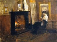 Lavery John A Quiet Day In The Studio 1883 canvas print