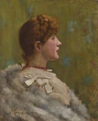 Lavery John Girl In A Fur Wrap 1886