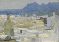 Lavery John House Tops Tetuan View From The House Of The British Minister 1912
