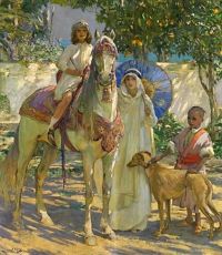 Lavery John In Morocco 1913 canvas print