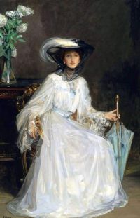 Lavery John Lady Evelyn Farquhar 1906 07 canvas print