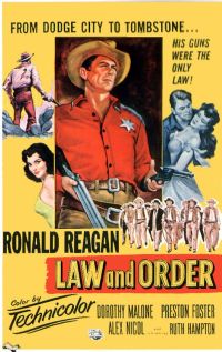 Legge e ordine 1953 Poster del film stampa su tela