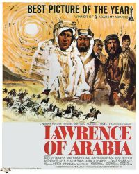 Stampa su tela del poster del film Lawrence d'Arabia 1962v2