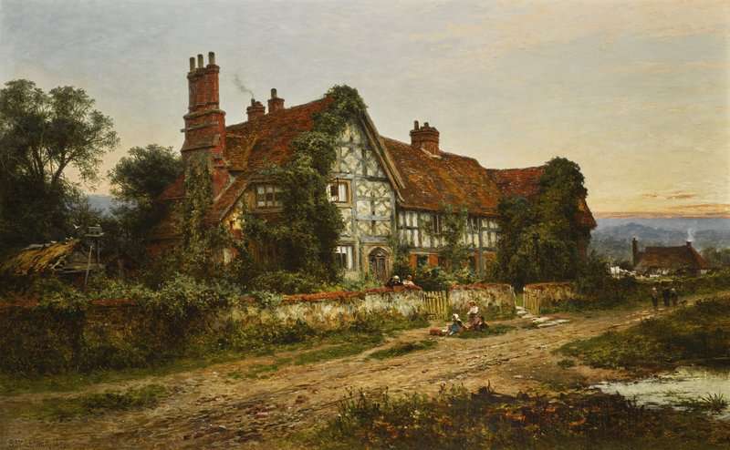 Leader Benjamin Williams A Relic Of The Past 1897 canvas print