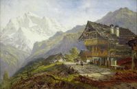 Leader Benjamin Williams In The Bernese Oberland 1879 canvas print