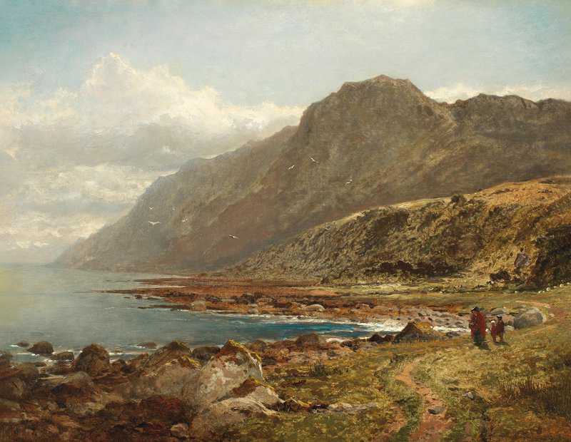 Leader Benjamin Williams On The Coast Of Arran 1873 canvas print