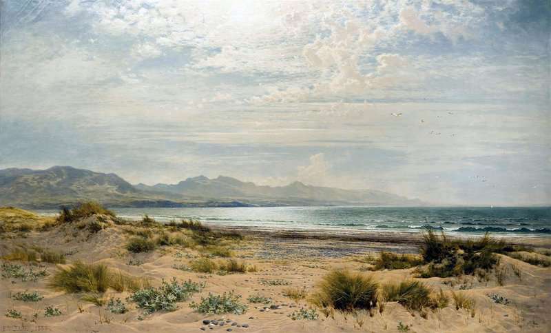 Leader Benjamin Williams The Sands Of Aberdovey Wales 1888 canvas print