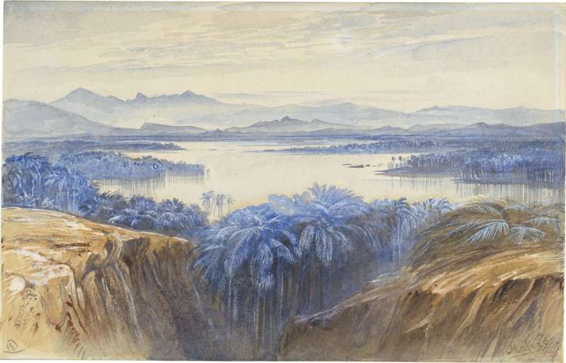 Lear Edward A View Of Mahe Kerala India Ca. 1875 canvas print