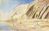 Lear Edward Abu Simbel Egypt 1867 canvas print