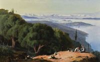 Lear Edward Corfu From The Hill Of Gastouri 1857 58 canvas print
