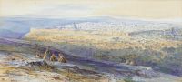 Lear Edward Jerusalem From The Mount Of Olives 1858 canvas print