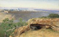 لير إدوارد القدس بالنظر إلى الشمال الغربي 1859