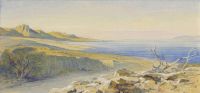 Lear Edward Masada From The Dead Sea Jordan 1858 canvas print