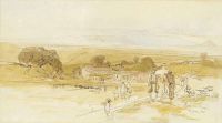 Lear Edward Mount Parnes From Varnava Greece 1868 canvas print