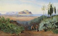 Lear Edward Palermo Sizilien mit Monte Pellegrino 1860