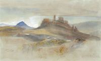 Lear Edward The Acropolis From The Southwest With The Temple Of Athena Nike 1848 canvas print