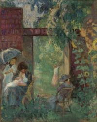 Lebasque Henri Femmes Et Enfants Dans Un Jardin En Ete 1912 canvas print
