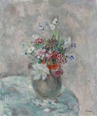 Lebasque Henri Fleurs Dans Un Vase canvas print