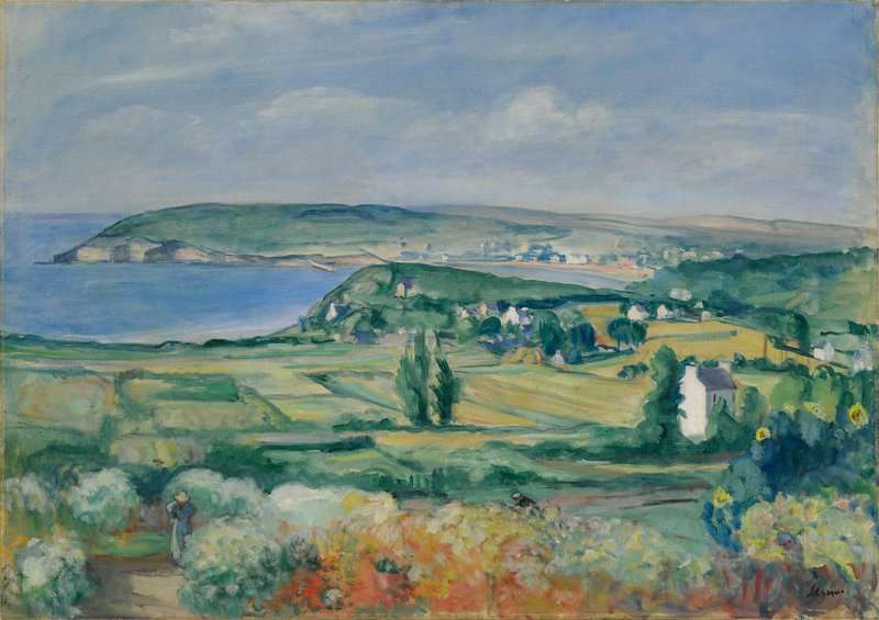 Lebasque Henri La Plaine Du Crozon Finistere Ca. 1923 canvas print