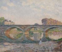Lebasque Henri Pont De La Marne Pres De Lagny Ca. 1905 canvas print