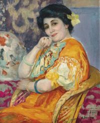Lebasque Henri Portrait De Madame Berthe Delaunay 1912