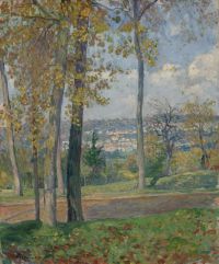 Lebasque Henri Vue Du Parc De Saint Cloud Ca. 1900 canvas print