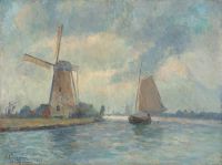 Lebourg Albert Moulin Delft 1896