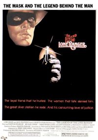 Stampa su tela del poster del film Legend Of The Lone Ranger 1980